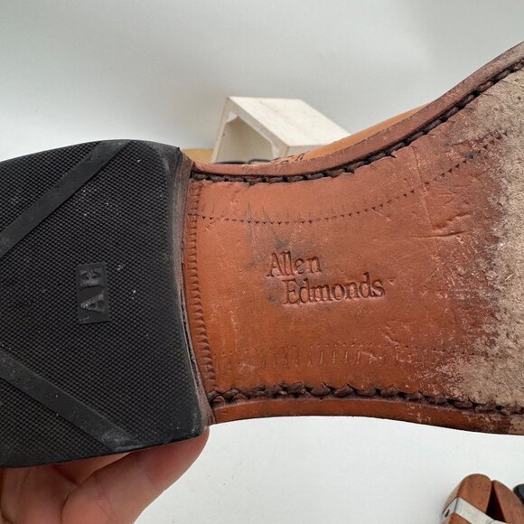 Allen Edmonds Strand Cap-toe Oxford Dress Shoe with Combination Tap Sole men’s s - Picture 9 of 16